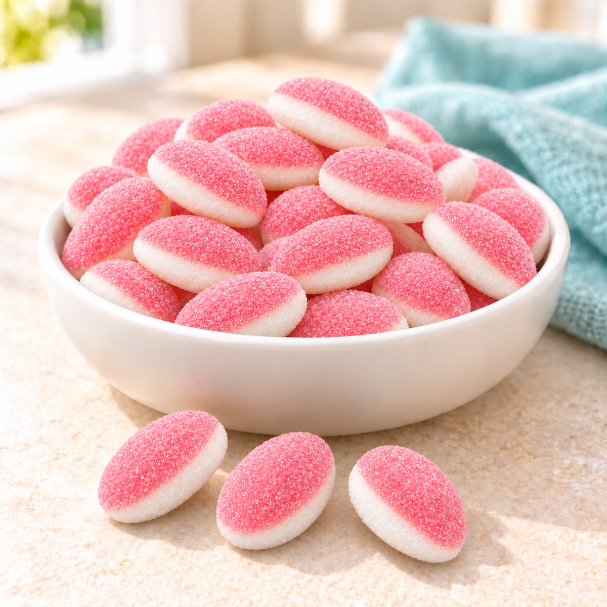 Ringtown Sweets Strawberry Drops Puffy Gummy Candy