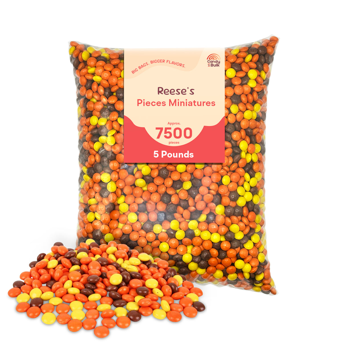 Reese’s Pieces Minis Peanut Butter Candy – Bulk Value Bag