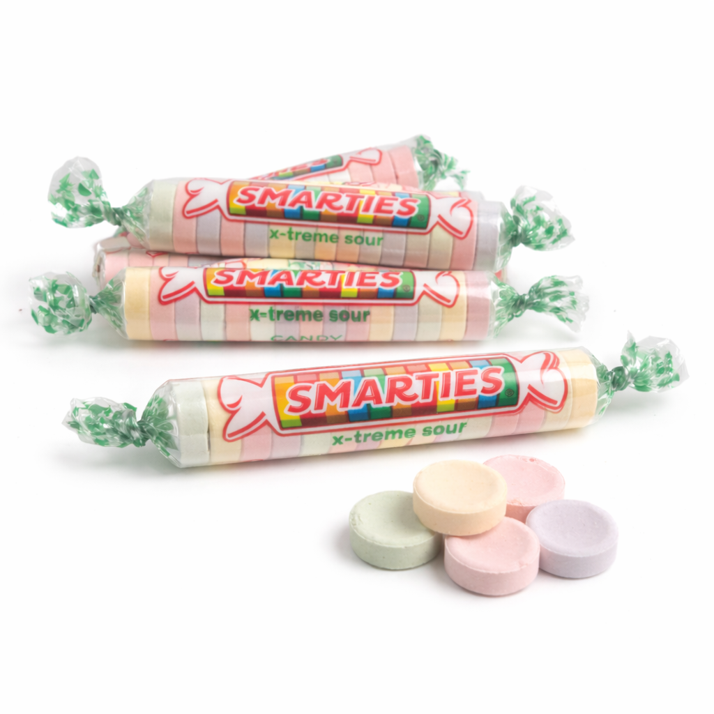 Smarties Candy Rolls – X-Treme Sour – Bulk Value Bag