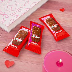 KitKat Bears Crisp Wafer in Milk Chocolate – Valentine’s Edition – Bulk Value Pack