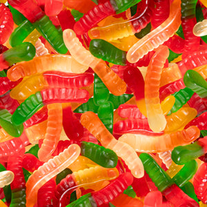 Albanese Gummi Worms – Assorted Flavors – 2 Inch – Bulk Value Pack