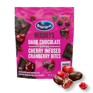 Ocean Spray Hershey's Dark Chocolate Dipped Cherry Infused Cranberries, 20 oz