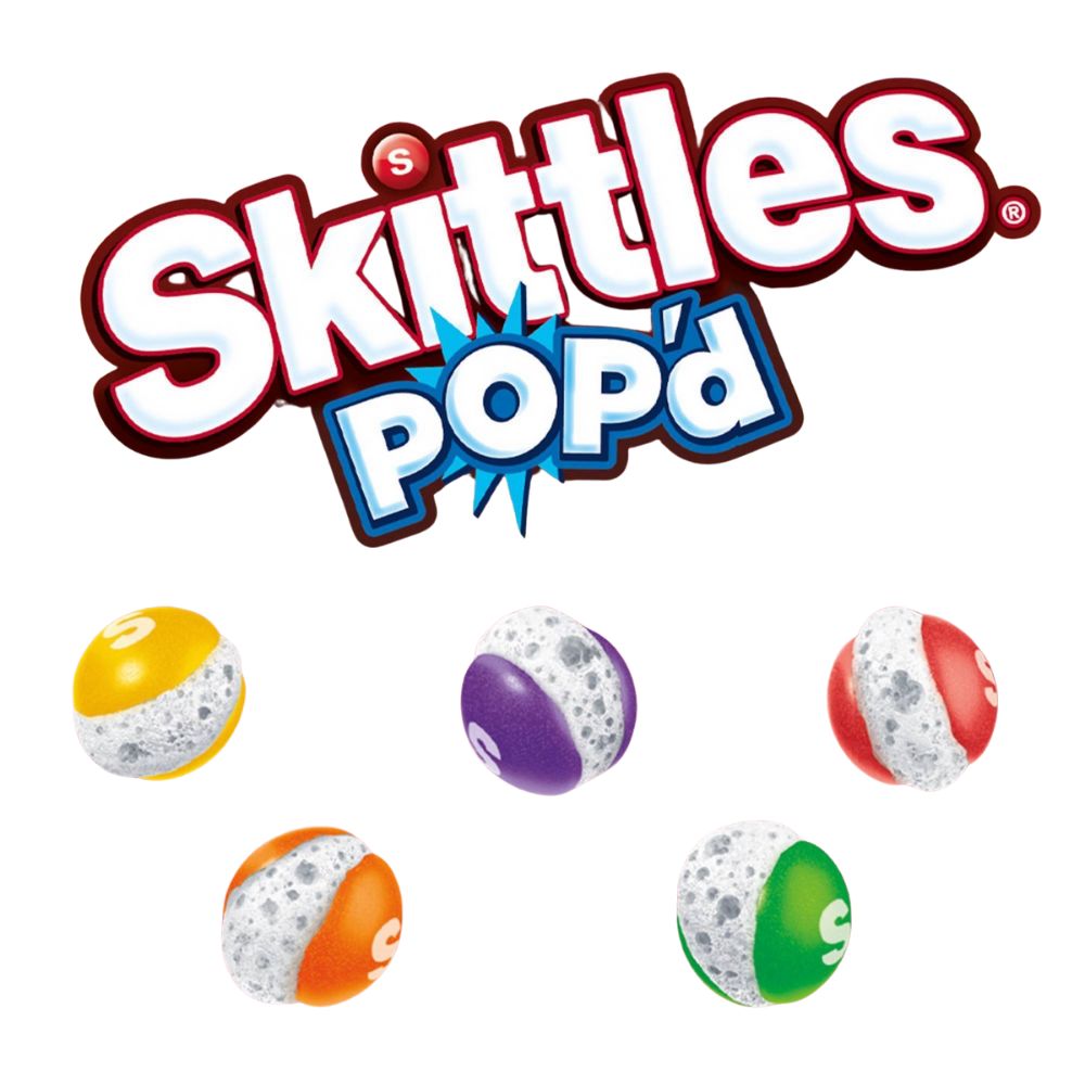 Skittles POP'd Freeze Dried Candy – Original – Bulk Value Bag