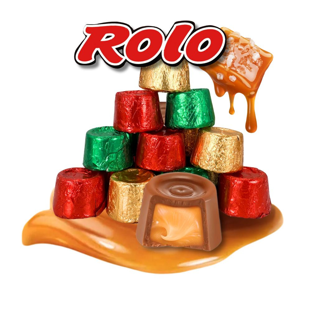Rolo Salted Caramel Milk Chocolate – Christmas Colored Foil – Bulk Value Pack
