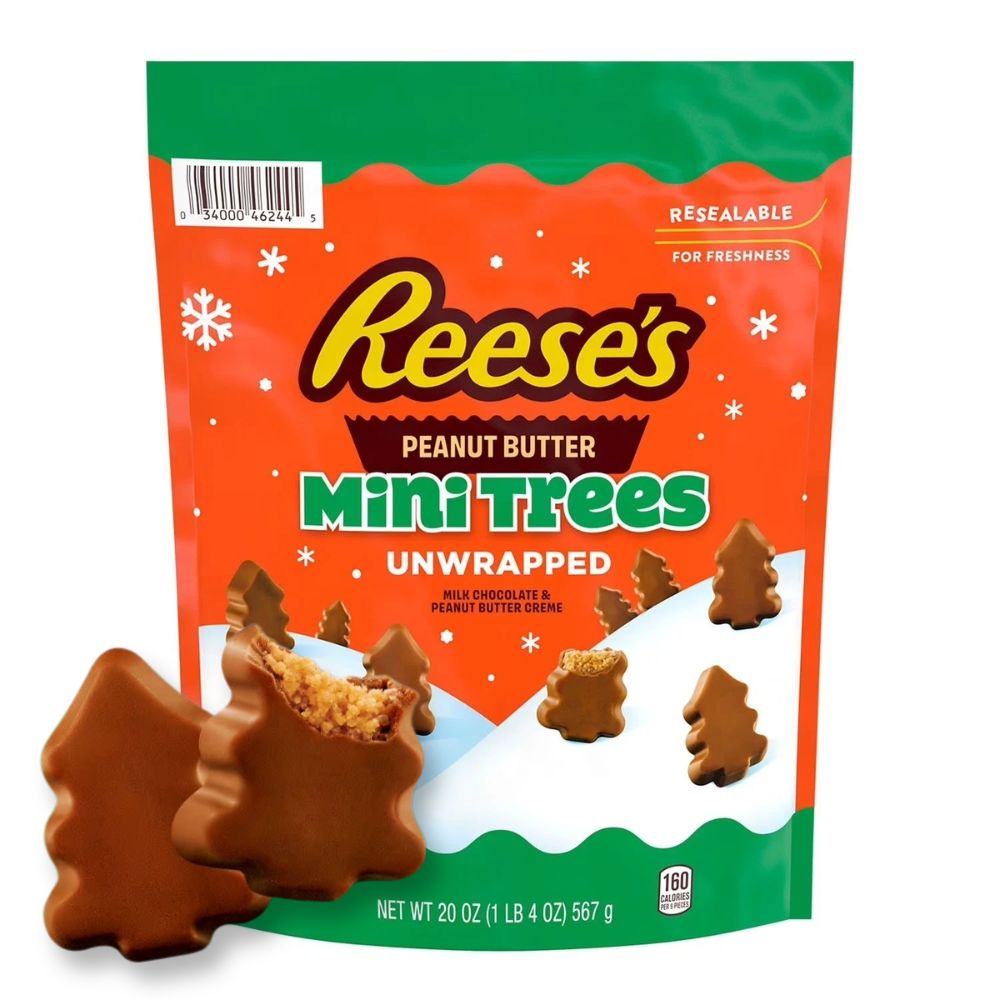 Reese's Milk Chocolate Peanut Butter Mini Trees – Unwrapped – 20 oz