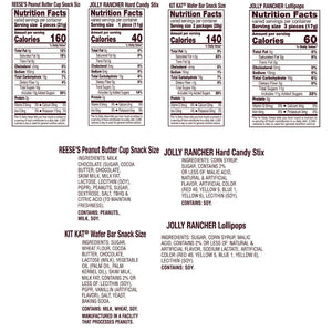 Reese's, Kit Kat & Jolly Rancher Snack Size Candy – Party Pack – 30.54 oz