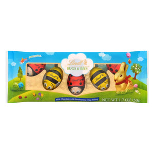Lindt Milk Chocolate Bugs & Bees 5-pk (1.7 oz)