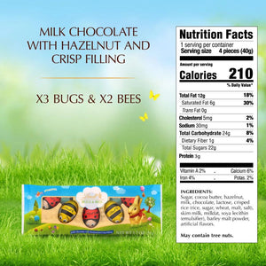 Lindt Milk Chocolate Bugs & Bees 5-pk (1.7 oz)