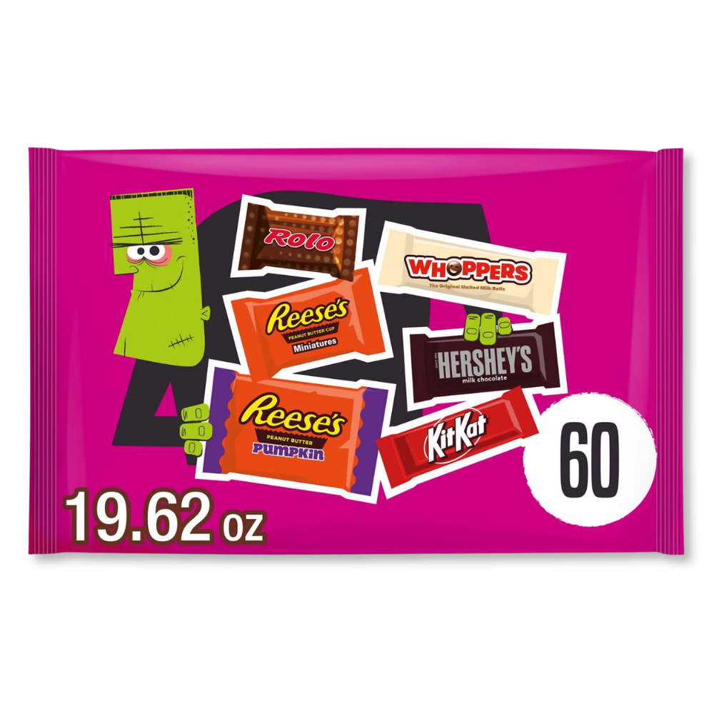 Hershey's Chocolate Assortment – 60 Pieces – 19.62 oz