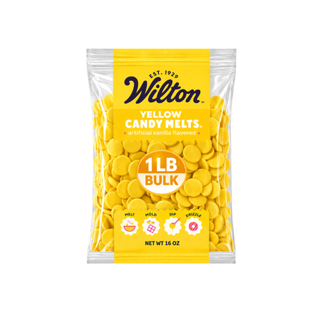 Wilton Yellow Confectionery Melting Wafers – Bulk Value Bag