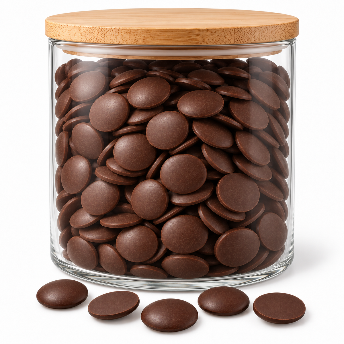 Dark Chocolate Sugar Free Melting Wafers – Bulk Value Bag
