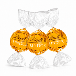 Lindt LINDOR Caramel Milk Chocolate Truffles – Bulk Value Bag