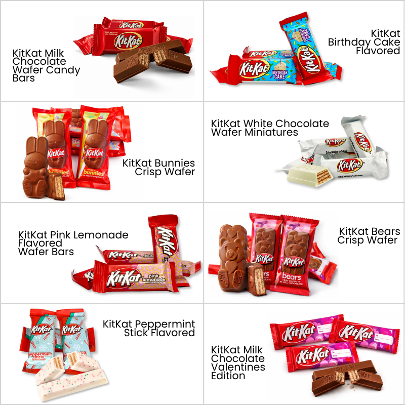 KitKat Assorted Variety Pack – Milk Chocolate, White Chocolate & Limited Edition Flavors