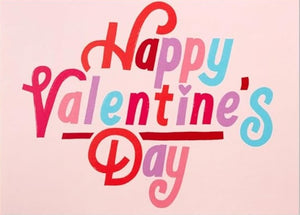 Happy Valentine's Day Script - Greeting Card