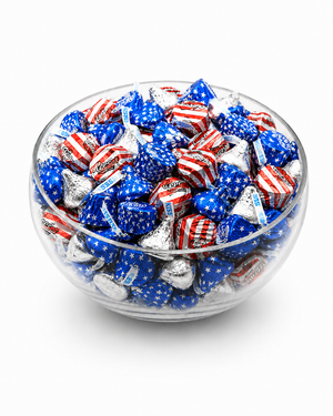Patriotic Chocolate & Peanut Butter Foil Mix