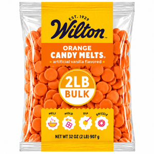 Wilton Orange Confectionery Melting Wafers – Bulk Value Bag