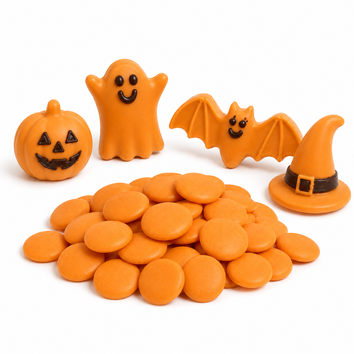 Merckens Orange Vanilla-Flavored Candy Coating & Melting Wafers – Halloween