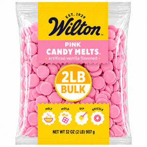 Wilton Pink Confectionery Melting Wafers – Bulk Value Bag