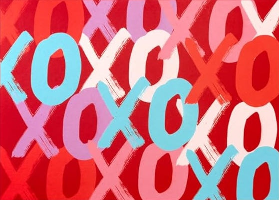 XOXO Pattern - Greeting Card