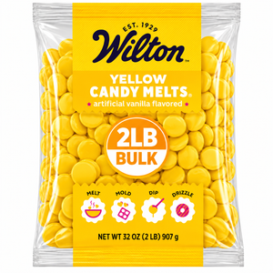 Wilton Yellow Confectionery Melting Wafers – Bulk Value Bag